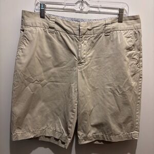 Tommy Hiliger Tan Shorts Ladies 14 34" X 10" X 8"